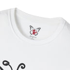Boxing Butterfly T‑Shirt — Retro Mascot Graphic Tee for Fans of Sporty, Playful Style