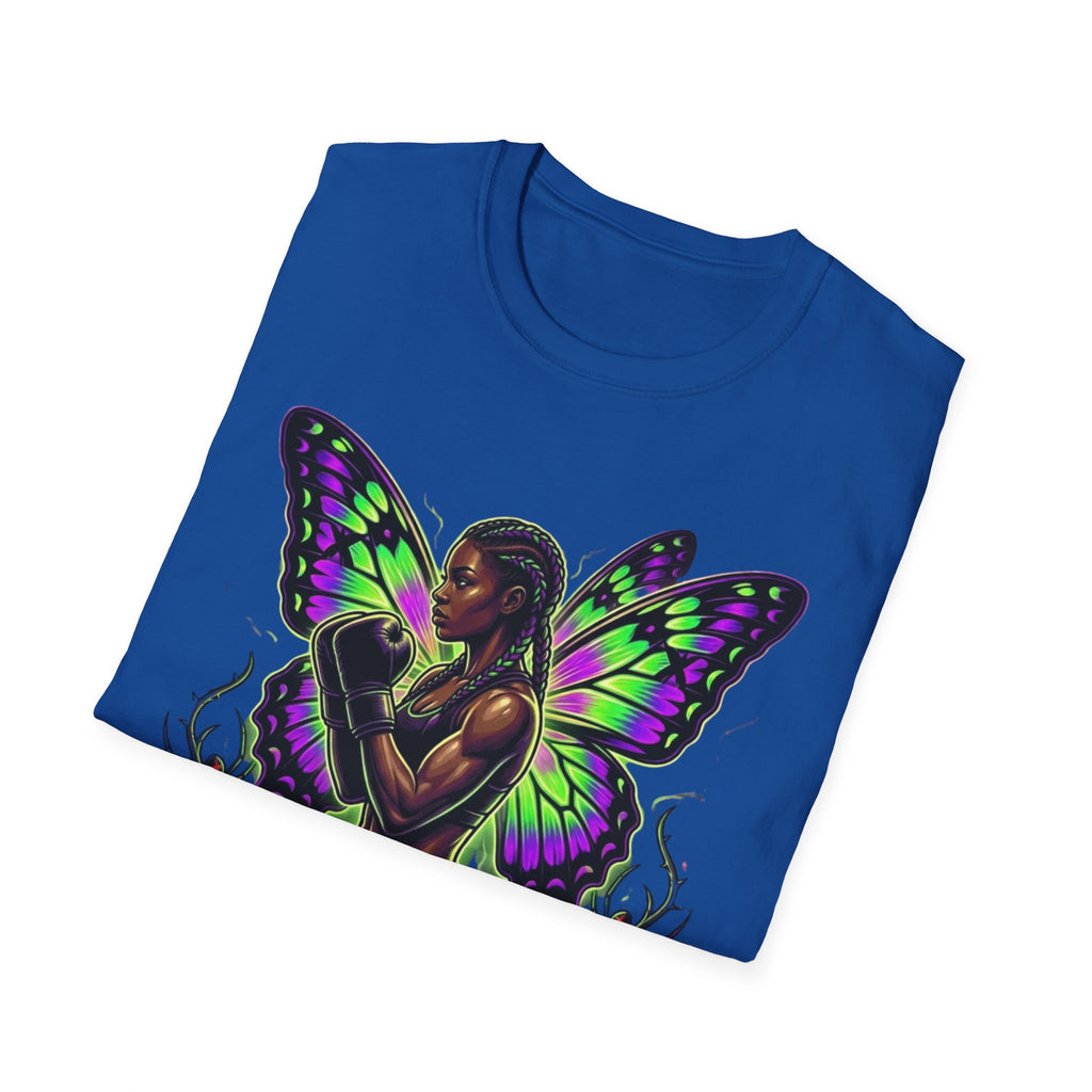 Butterfly Warrior T‑Shirt — '3piece' Gothic Fairy Graphic