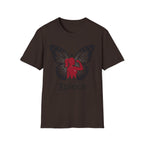 Butterfly Fitness Logo T-Shirt — "3piece" Silhouette Gym Tee