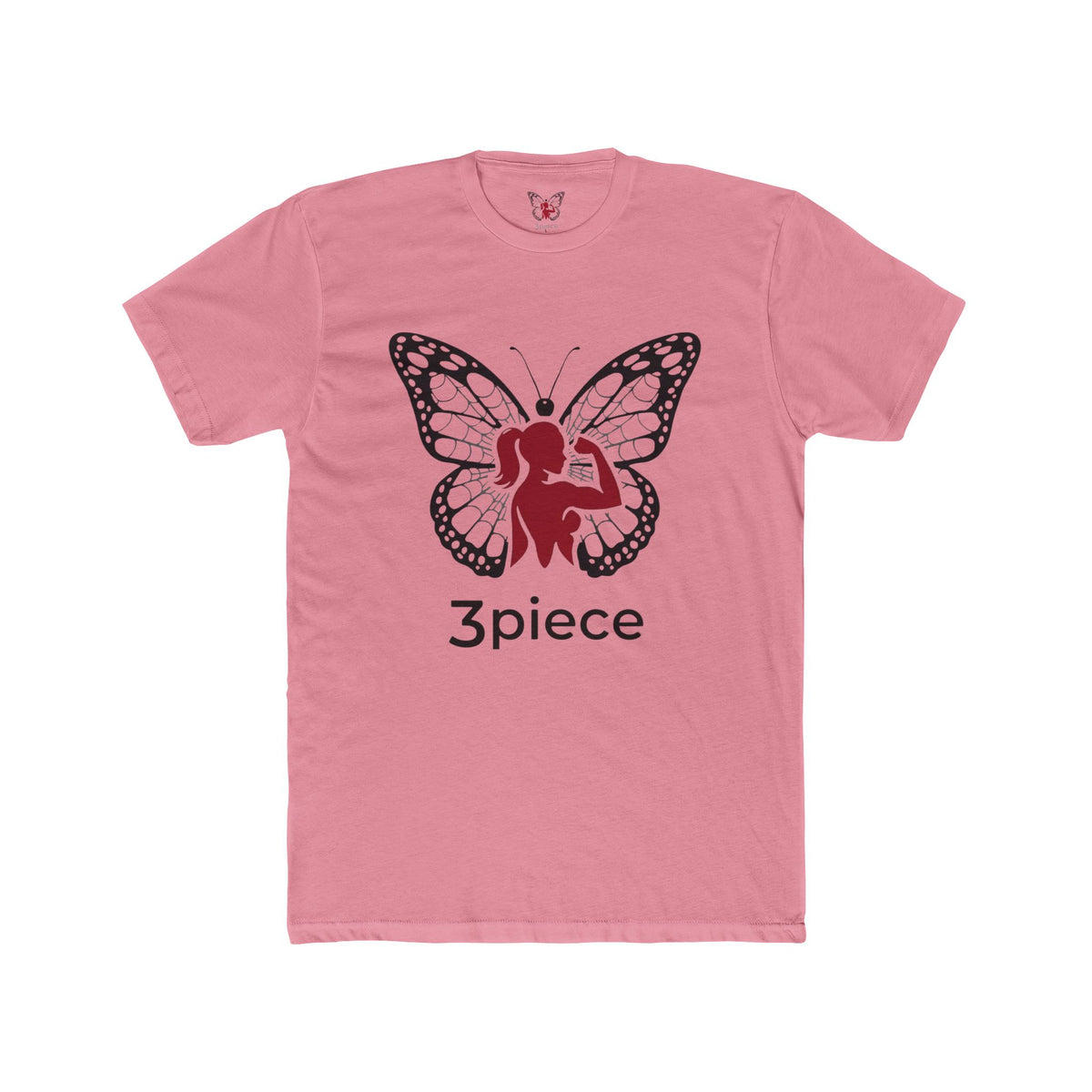 Butterfly Fitness Tee — "3piece" Motivational Gym Shirt