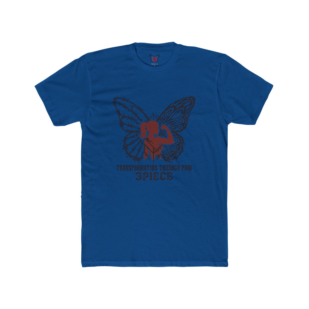 Butterfly Transformation Tee — "Transformation Through Pain" Graphic T-Shirt