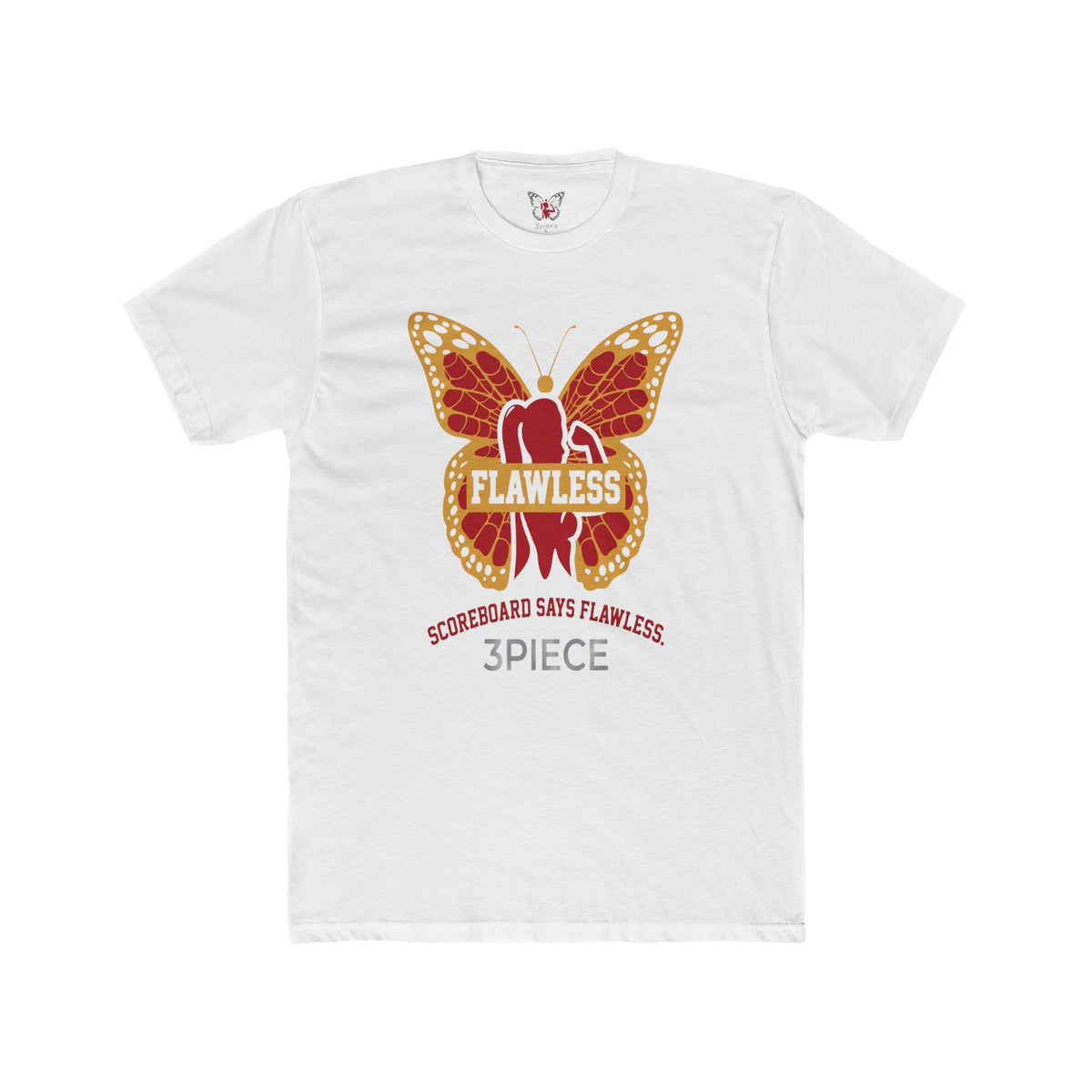 Flawless Butterfly Tee — Vintage Graphic Cotton Crewneck