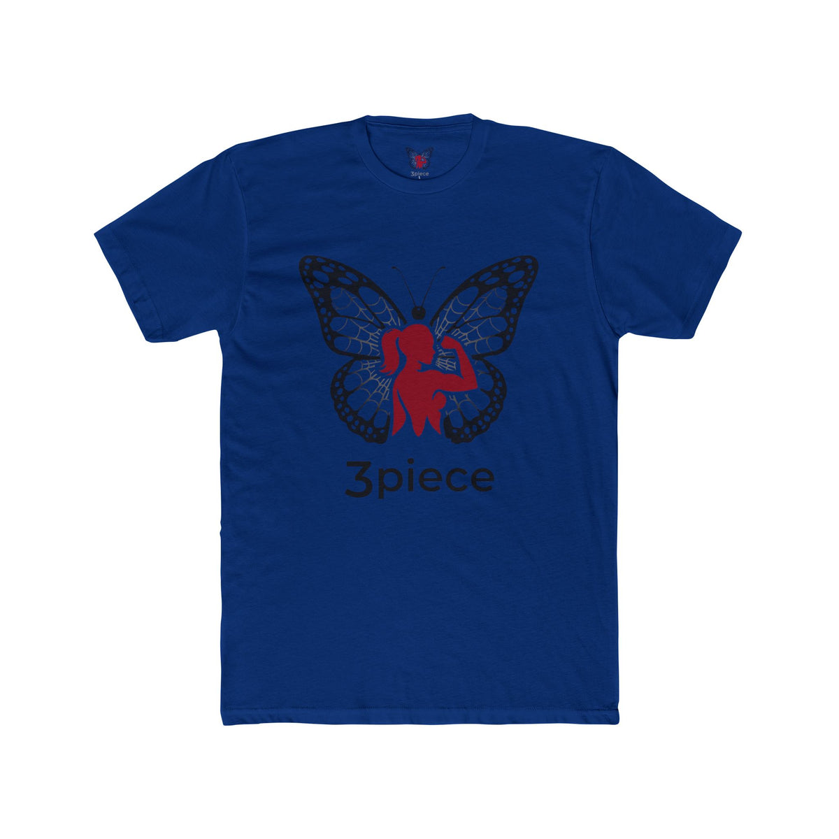 Butterfly Fitness Tee — "3piece" Motivational Gym Shirt