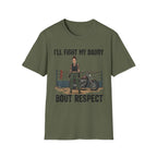 I'll Fight My Daddy T-Shirt — Funny Protective Daughter Graphic Tee