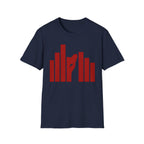 Panther Half-Face Tee — Fierce Panther Hiding Behind Gate