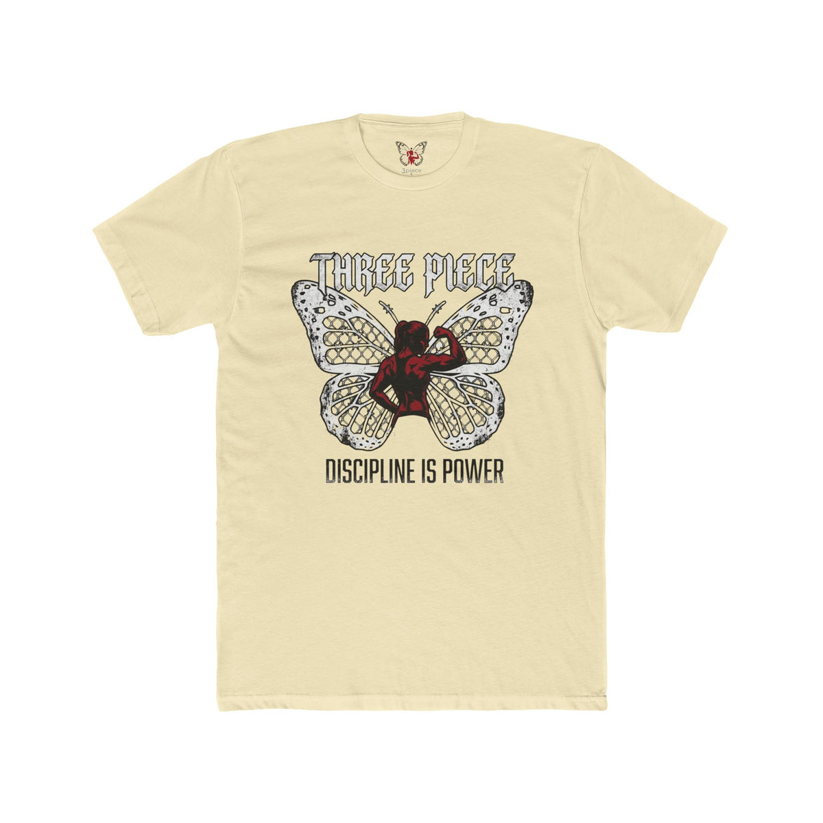 Three Piece "Discipline Is Power" Tee