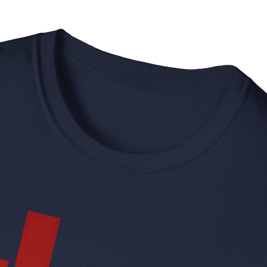 Panther Half-Face Tee — Fierce Panther Hiding Behind Gate