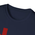 Panther Half-Face Tee — Fierce Panther Hiding Behind Gate