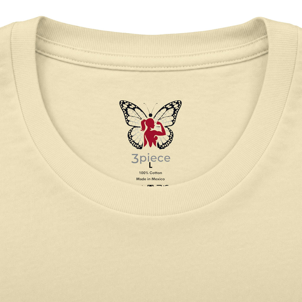 Butterfly Rebel Tee — "SYSTEM OVERRIDE // 3PIECE" Graphic Shirt