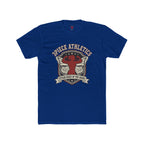 Vintage Sports Tee —3piece Athletics: Established in the Grind' Crew Shirt