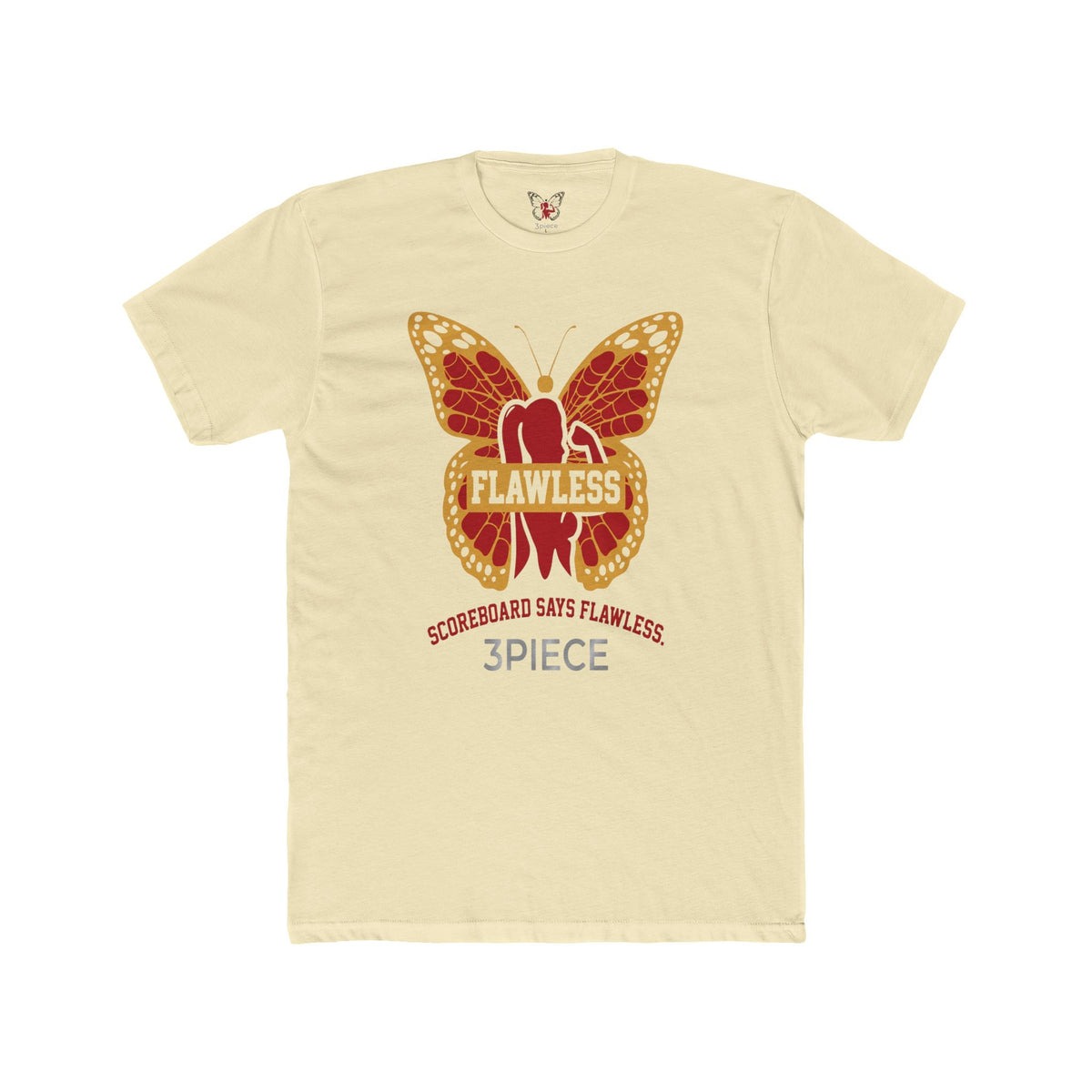 Flawless Butterfly Tee — Vintage Graphic Cotton Crewneck