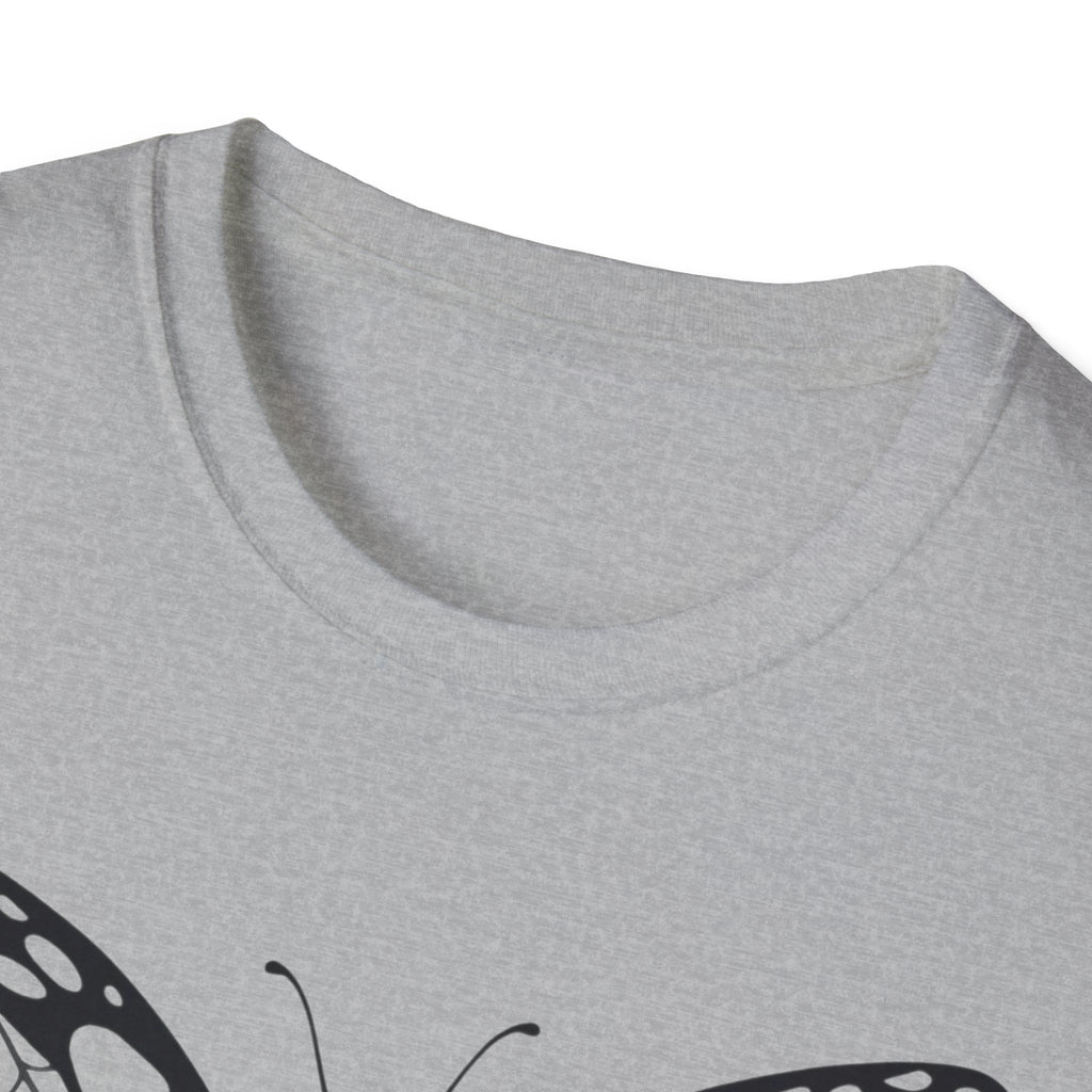 Butterfly Fitness Logo T-Shirt — "3piece" Silhouette Gym Tee