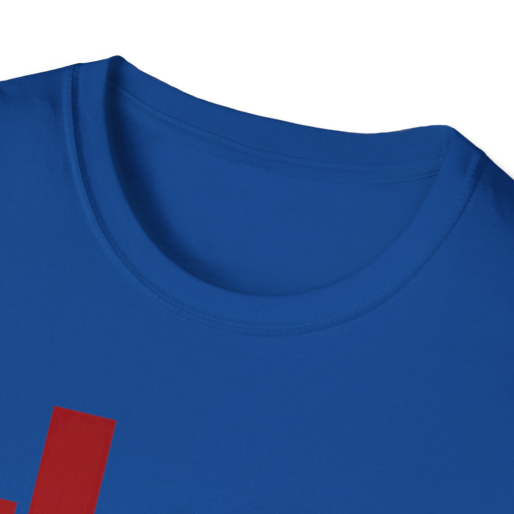 Panther Half-Face Tee — Fierce Panther Hiding Behind Gate