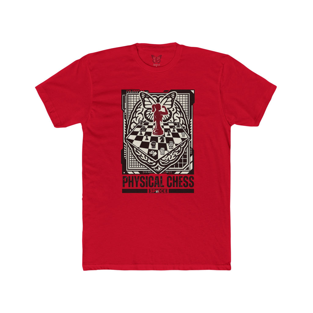 Physical Chess Graphic Tee — Gothic Chessboard Design