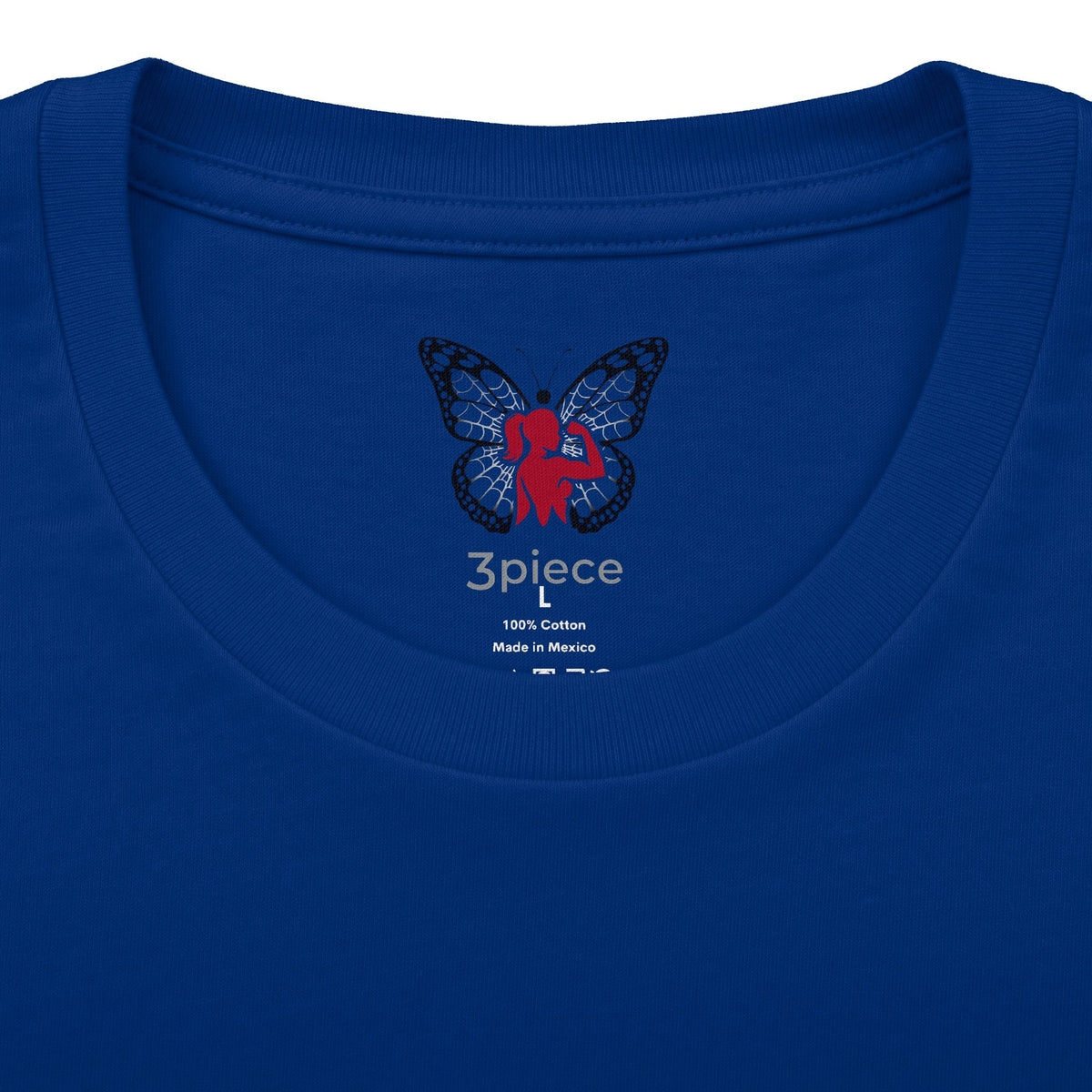 3PIECE Butterfly Emblem T-Shirt — "Discipline Is Freedom" Graphic Tee