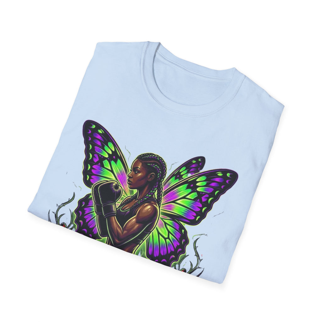 Butterfly Warrior T‑Shirt — '3piece' Gothic Fairy Graphic