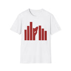 Panther Half-Face Tee — Fierce Panther Hiding Behind Gate