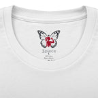 3PIECE Butterfly Emblem T-Shirt — "Discipline Is Freedom" Graphic Tee