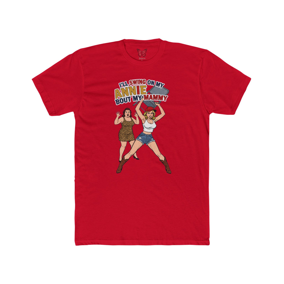 Country Cowgirl Graphic Tee — "I’ll Swing on My Annie 'Bout My Mammy" Vintage Western Shirt