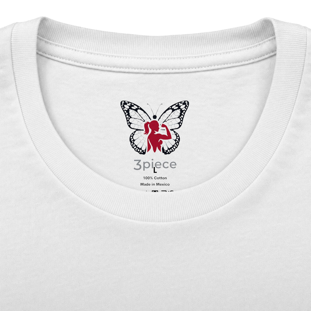 3Piece — Purple Green Butterfly Tee