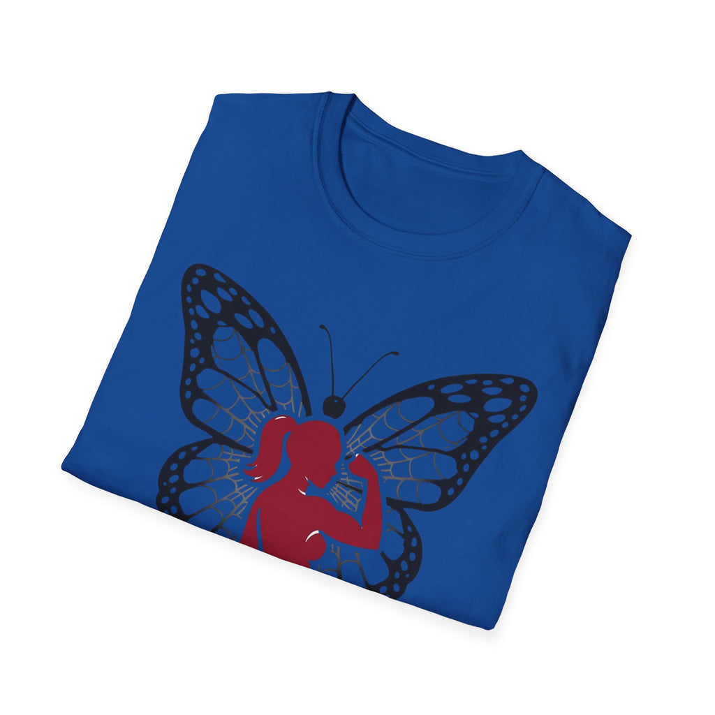 Butterfly Fitness Logo T-Shirt — "3piece" Silhouette Gym Tee
