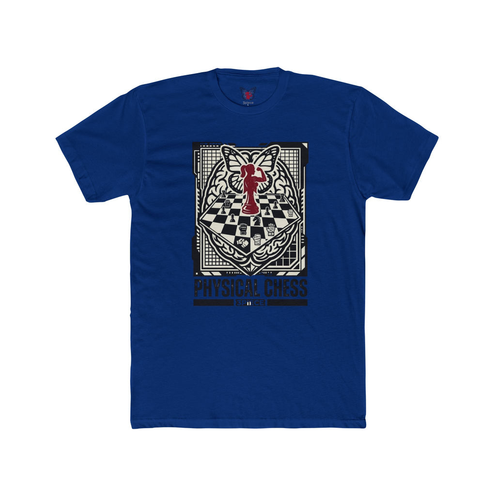 Physical Chess Graphic Tee — Gothic Chessboard Design