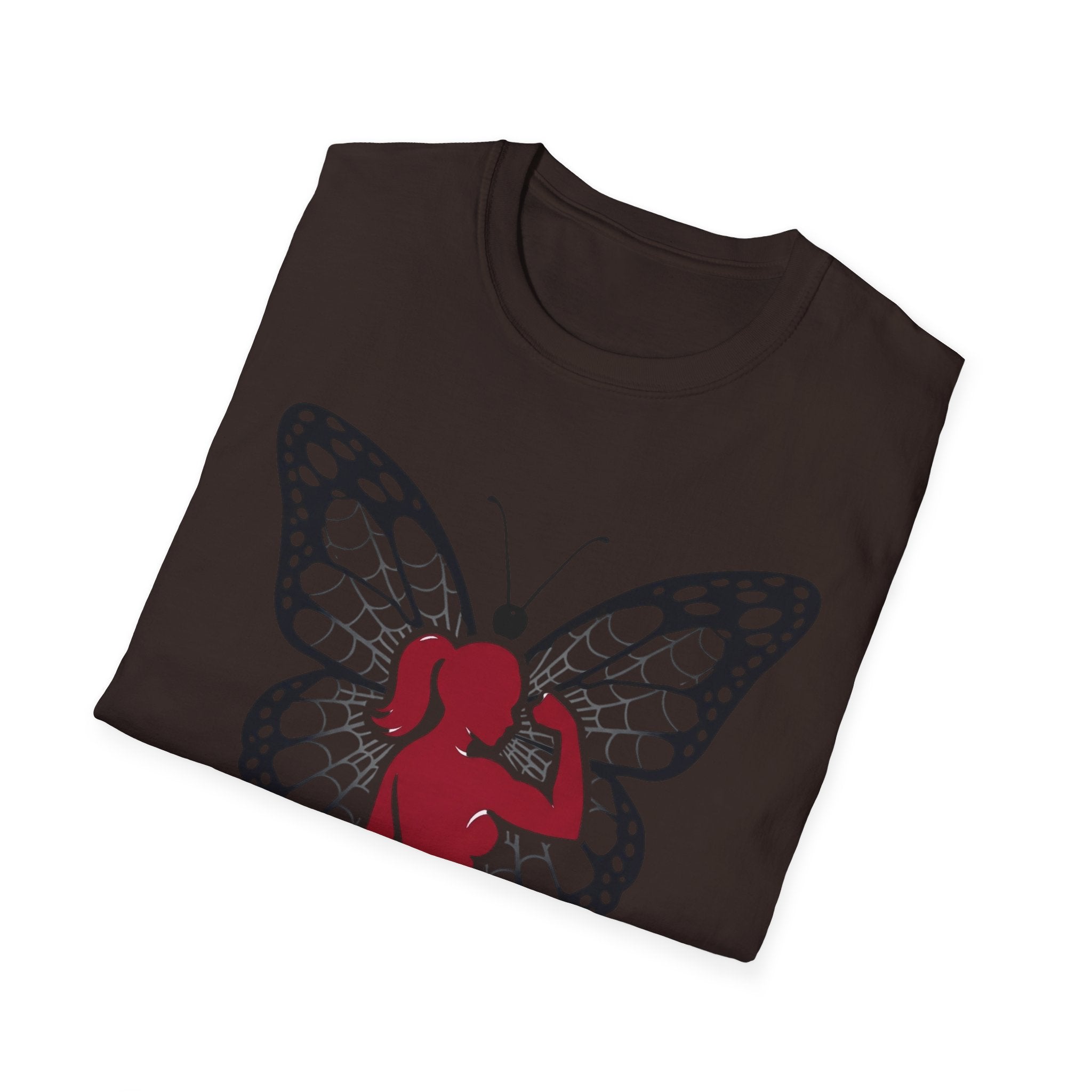 Butterfly Fitness Logo T-Shirt — "3piece" Silhouette Gym Tee