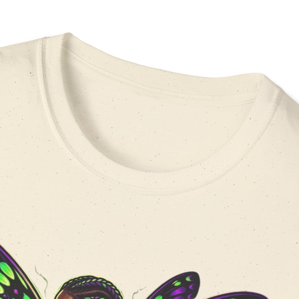 Butterfly Warrior T‑Shirt — '3piece' Gothic Fairy Graphic