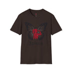 Butterfly Fitness Logo T-Shirt — "3piece" Silhouette Gym Tee