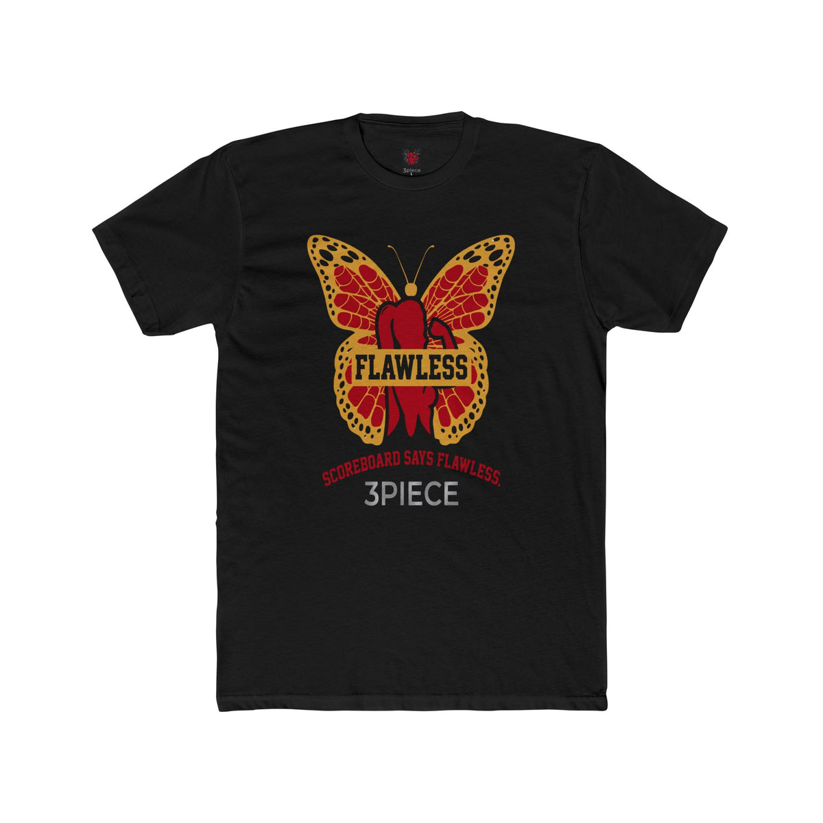 Flawless Butterfly Tee — Vintage Graphic Cotton Crewneck