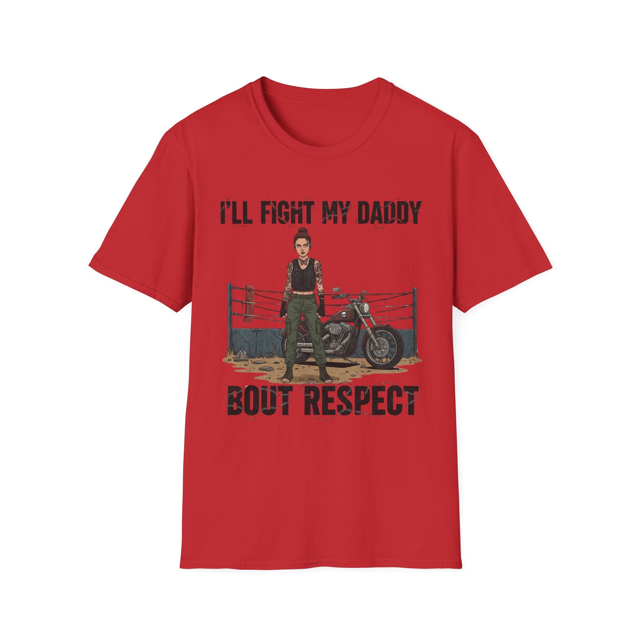 I'll Fight My Daddy T-Shirt — Funny Protective Daughter Graphic Tee