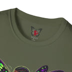 Butterfly Warrior T‑Shirt — '3piece' Gothic Fairy Graphic