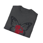 Butterfly Fitness Logo T-Shirt — "3piece" Silhouette Gym Tee