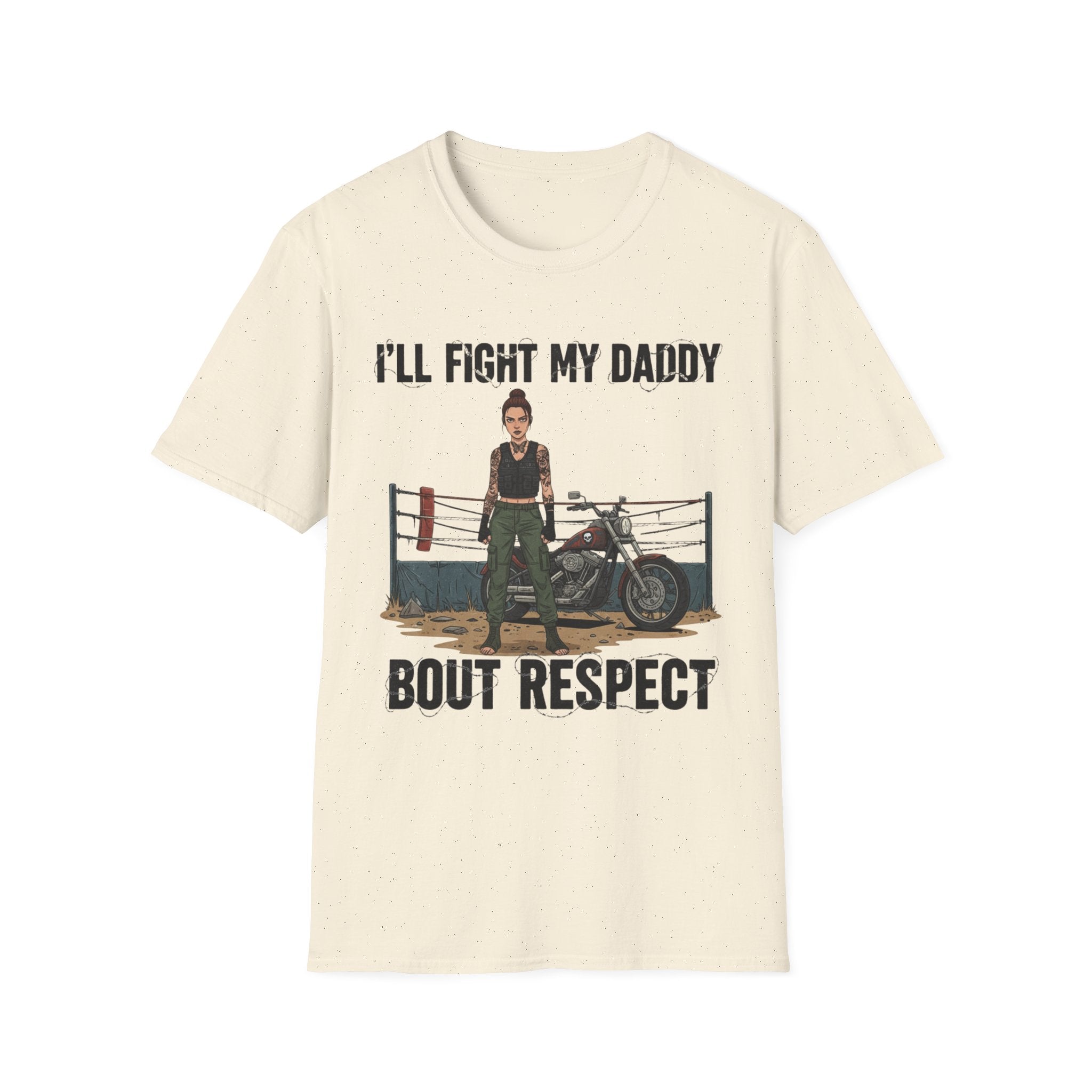 I'll Fight My Daddy T-Shirt — Funny Protective Daughter Graphic Tee