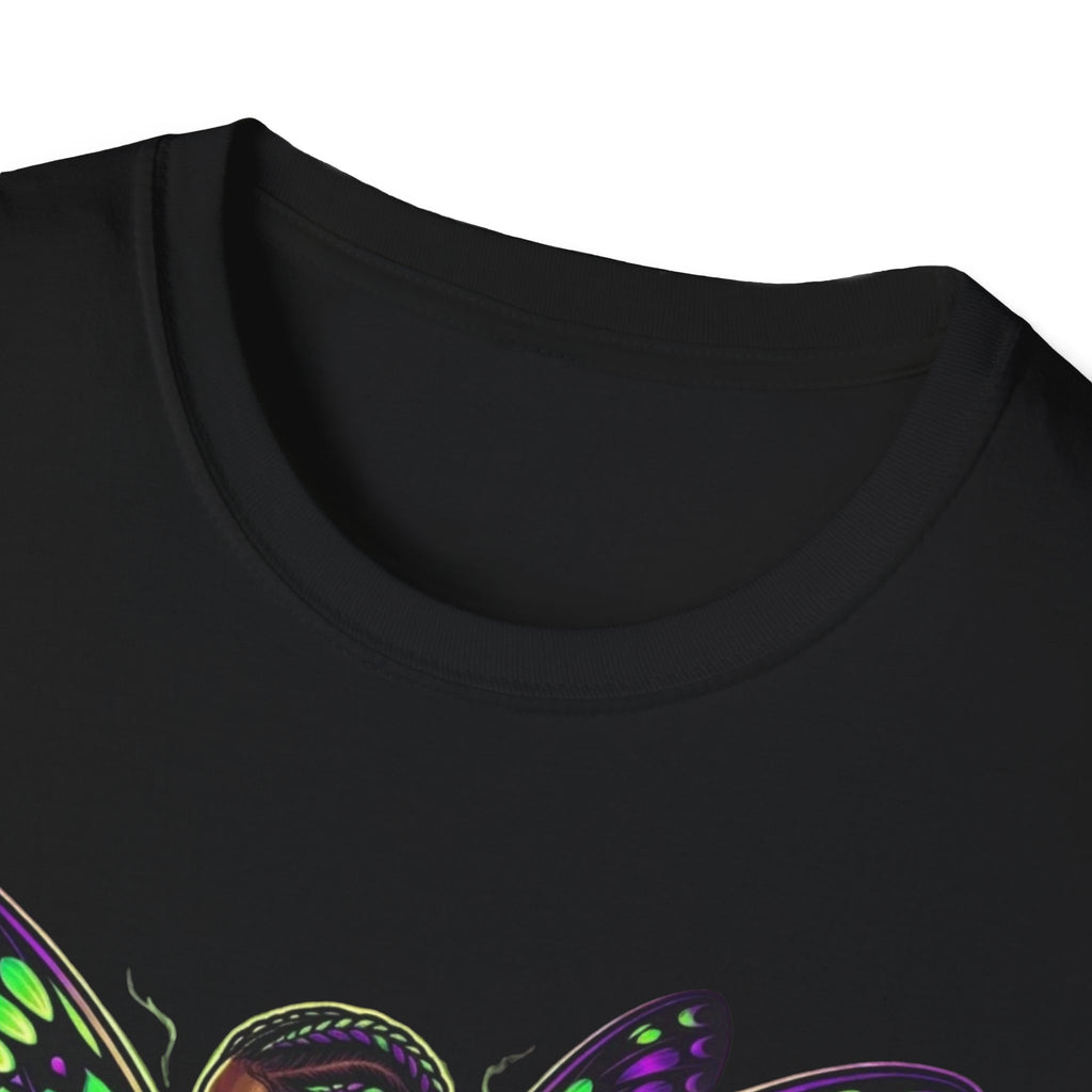 Butterfly Warrior T‑Shirt — '3piece' Gothic Fairy Graphic