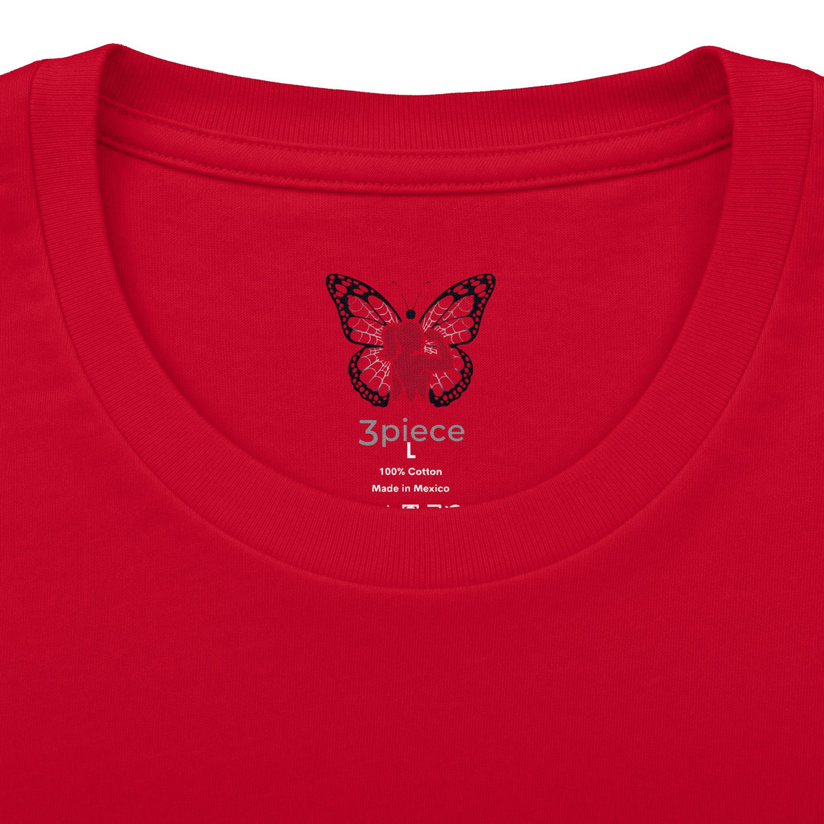 Butterfly Rebel Tee — "SYSTEM OVERRIDE // 3PIECE" Graphic Shirt