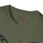 Butterfly Fitness Logo T-Shirt — "3piece" Silhouette Gym Tee