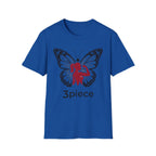 Butterfly Fitness Logo T-Shirt — "3piece" Silhouette Gym Tee