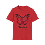 Butterfly Fitness Logo T-Shirt — "3piece" Silhouette Gym Tee