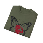 Butterfly Fitness Logo T-Shirt — "3piece" Silhouette Gym Tee