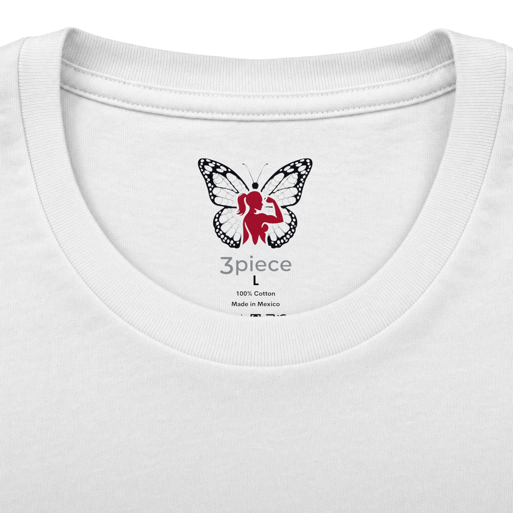 Butterfly Bicep Tee — 3PIECE Graphic Crew Shirt
