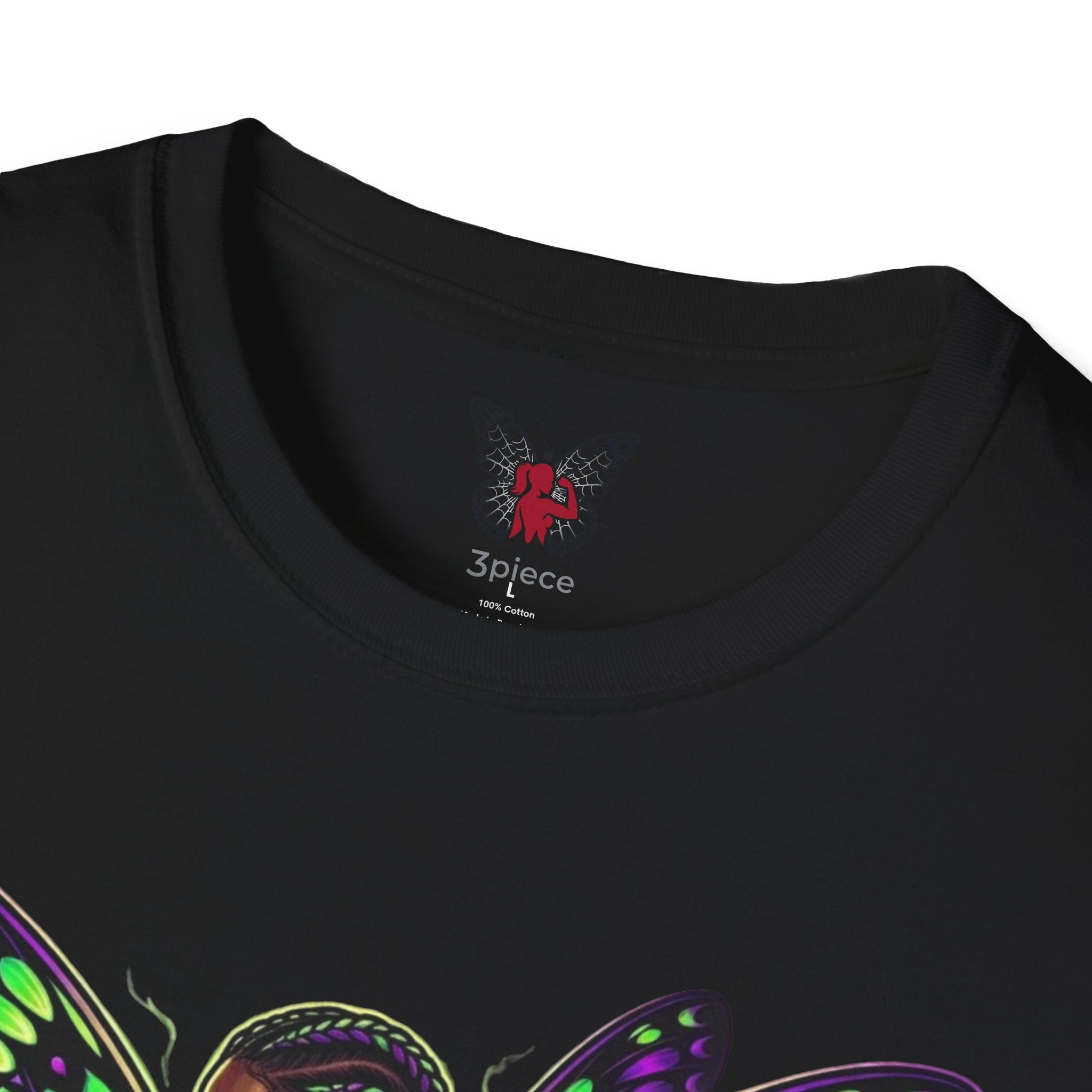 Butterfly Warrior T‑Shirt — '3piece' Gothic Fairy Graphic