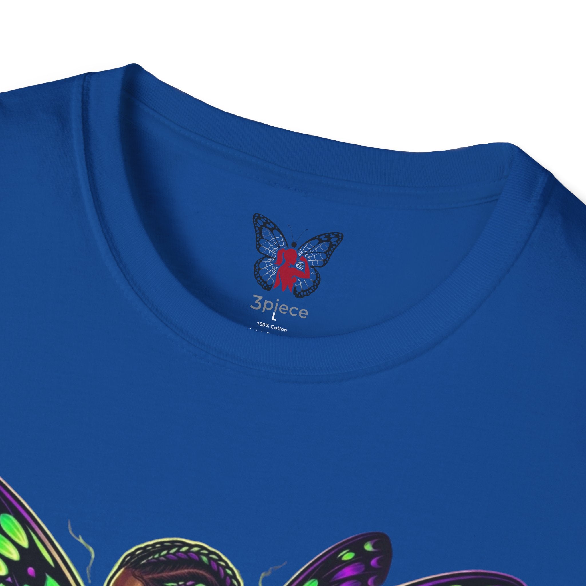 Butterfly Warrior T‑Shirt — '3piece' Gothic Fairy Graphic