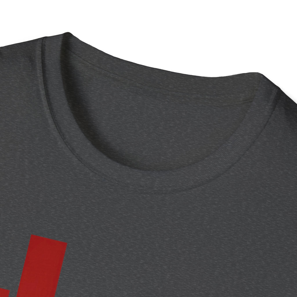 Panther Half-Face Tee — Fierce Panther Hiding Behind Gate