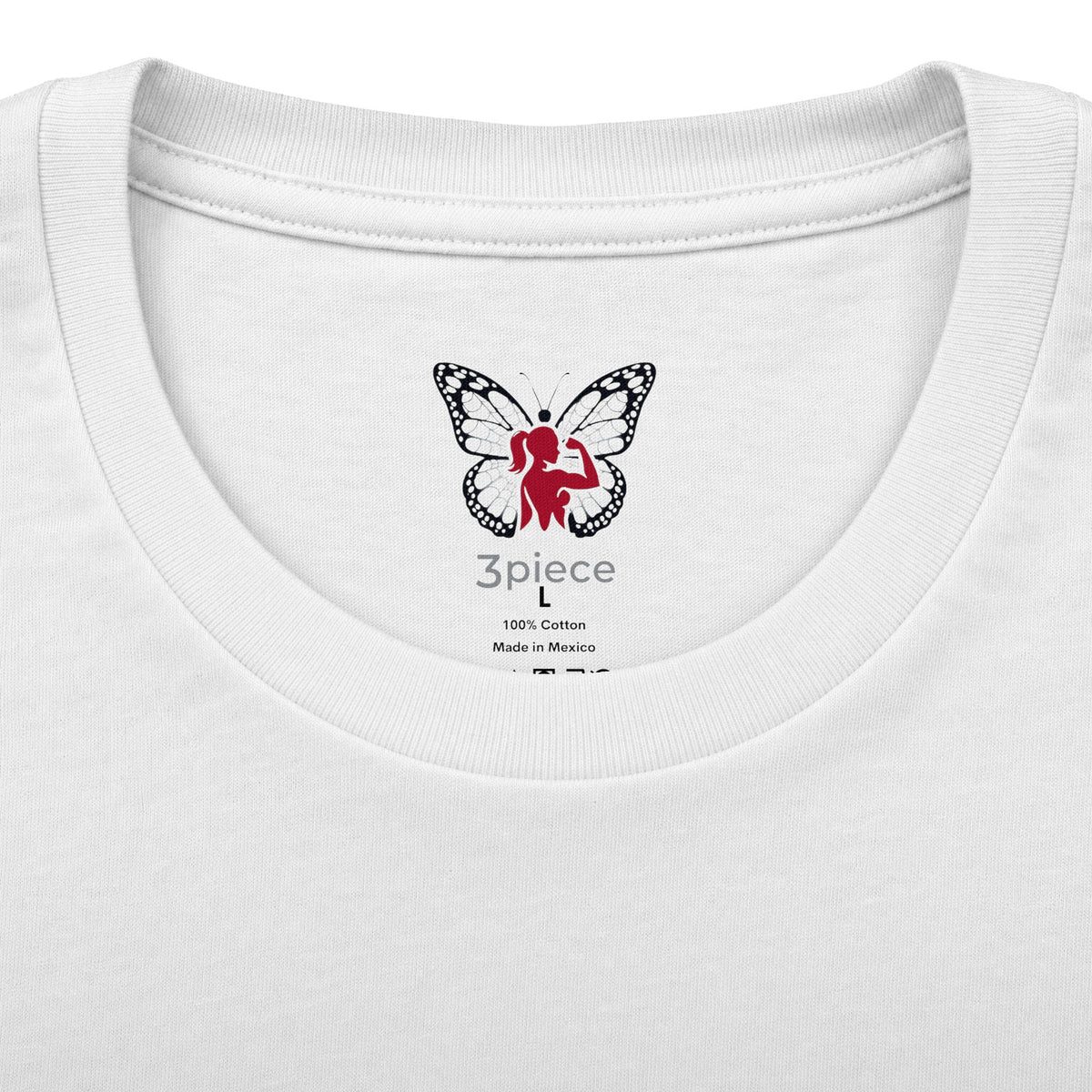 Butterfly Fitness Tee — "3piece" Motivational Gym Shirt