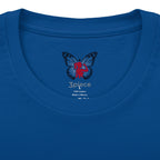 3Piece — Purple Green Butterfly Tee