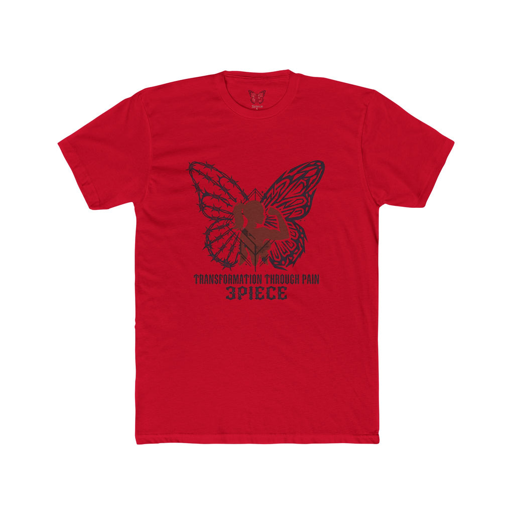 Butterfly Transformation Tee — "Transformation Through Pain" Graphic T-Shirt