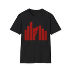 Panther Half-Face Tee — Fierce Panther Hiding Behind Gate