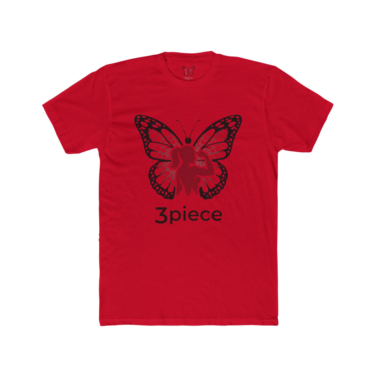 Butterfly Fitness Tee — "3piece" Motivational Gym Shirt