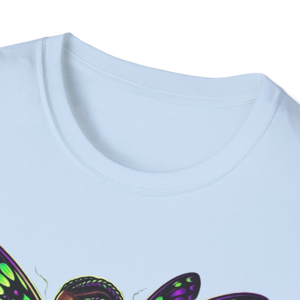 Butterfly Warrior T‑Shirt — '3piece' Gothic Fairy Graphic
